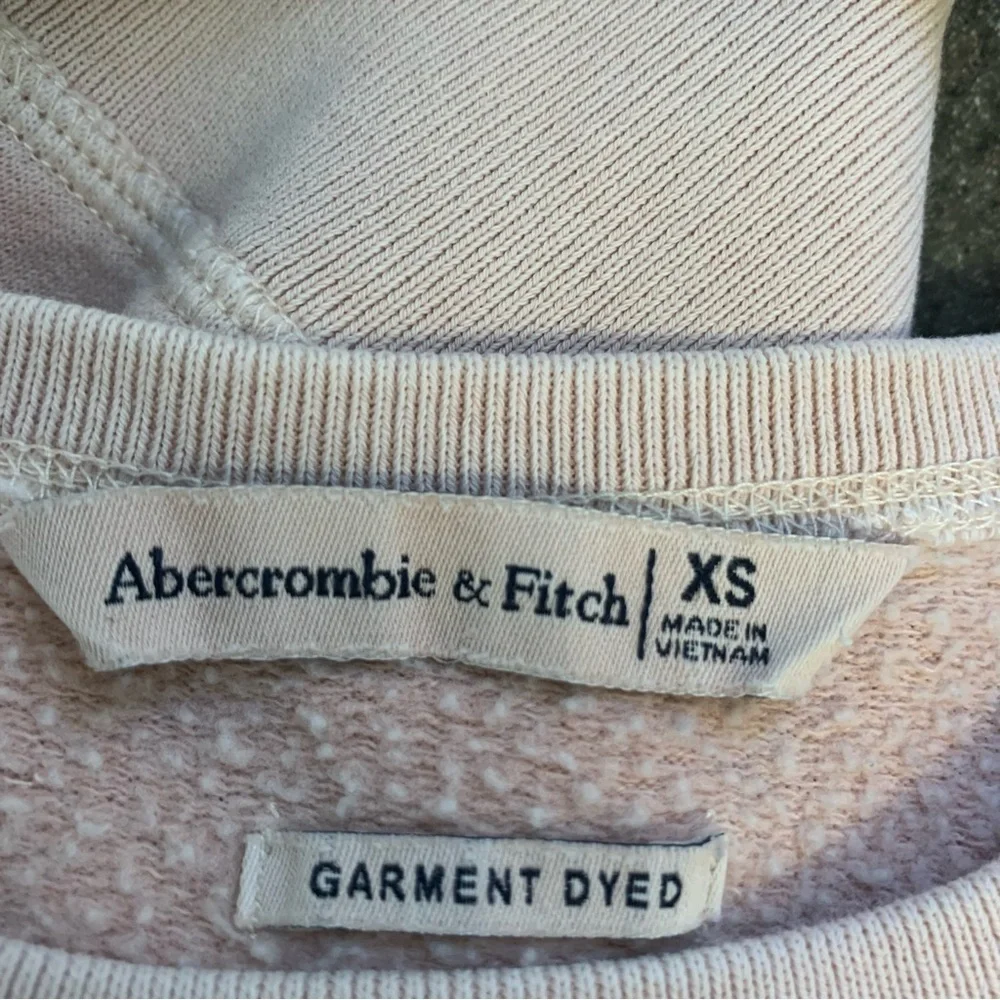 Light Pink Abercrombie and Fitch Sweatshirt Dress Size XS minimalist cozy casual